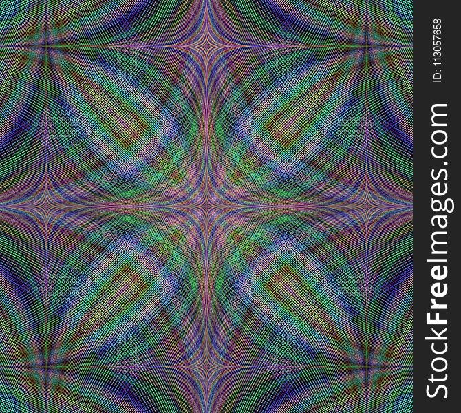 Pattern, Purple, Kaleidoscope, Psychedelic Art