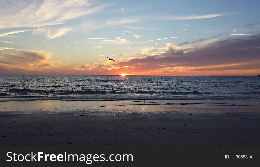 Horizon, Sea, Sky, Ocean