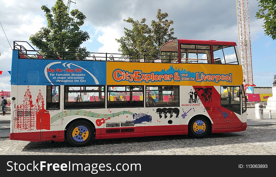 Bus, Transport, Double Decker Bus, Motor Vehicle