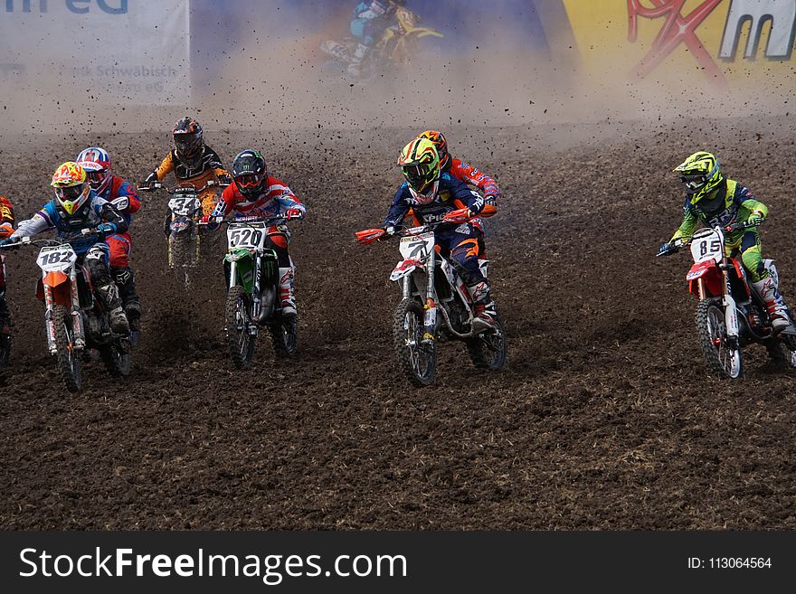 Motocross, Racing, Motorcycle Racing, Motorsport