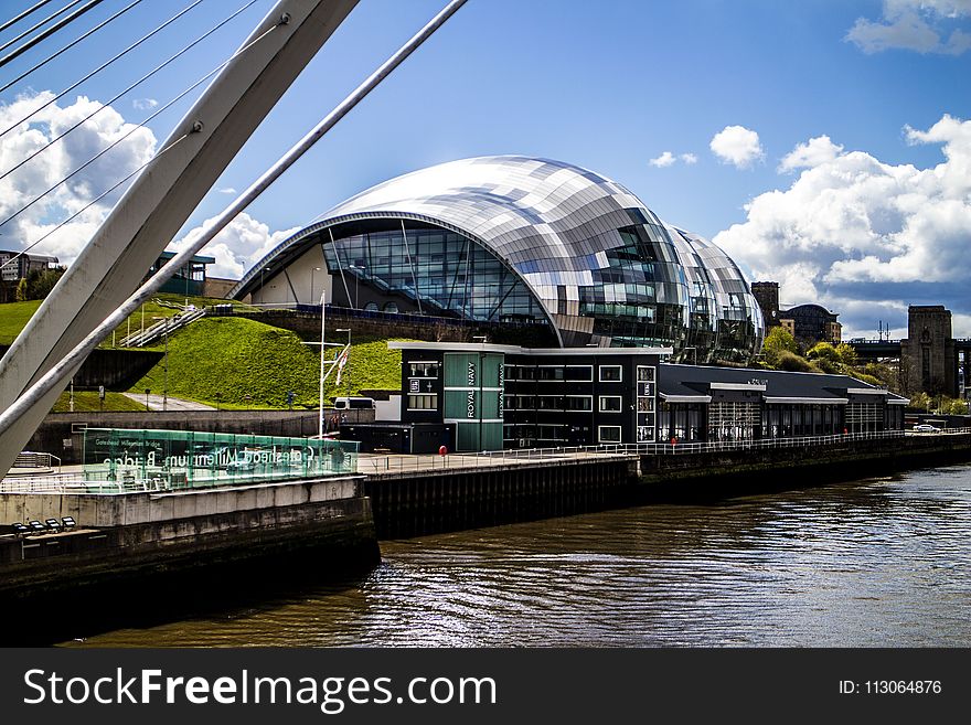 Waterway, Water, Reflection, Bridge