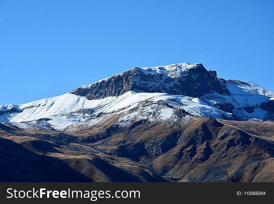 Mountainous Landforms, Mountain, Mountain Range, Sky