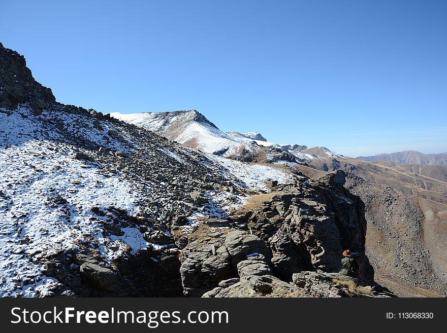 Mountainous Landforms, Mountain, Ridge, Arête