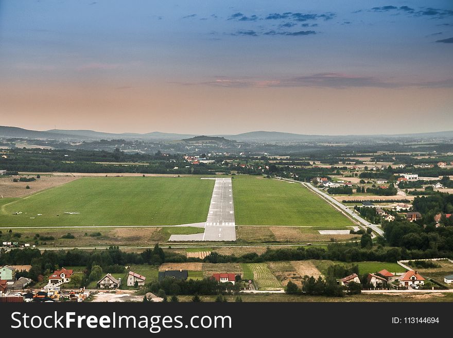 Sky, Aerial Photography, Bird S Eye View, Field