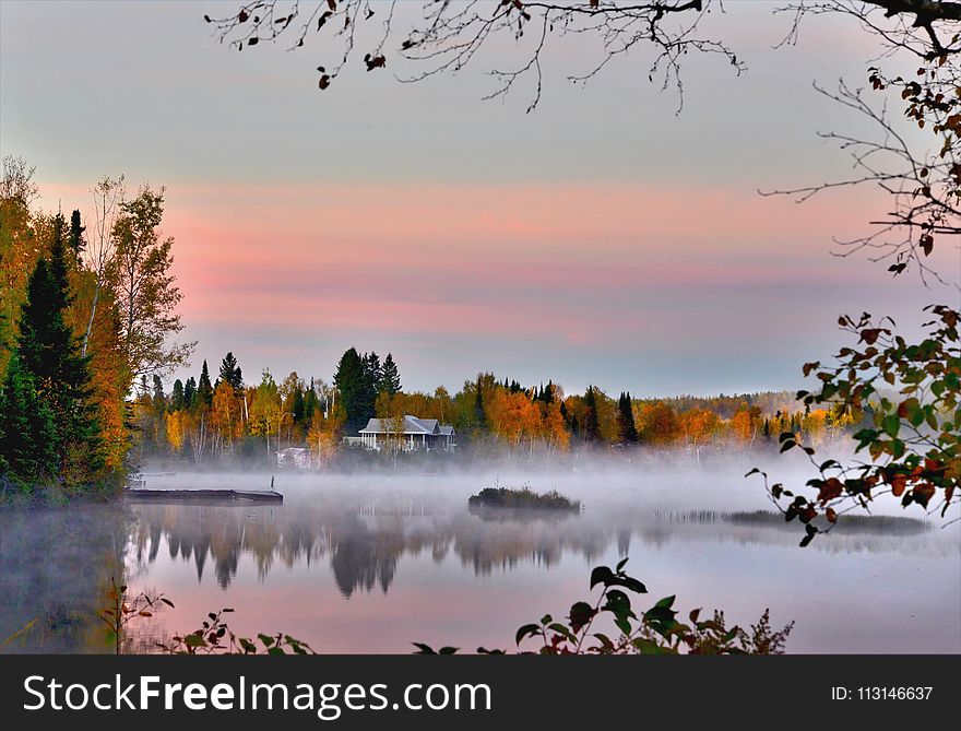 Reflection, Nature, Sky, Lake