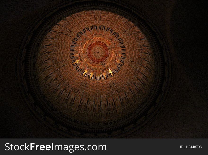 Dome, Circle, Symmetry, Carving