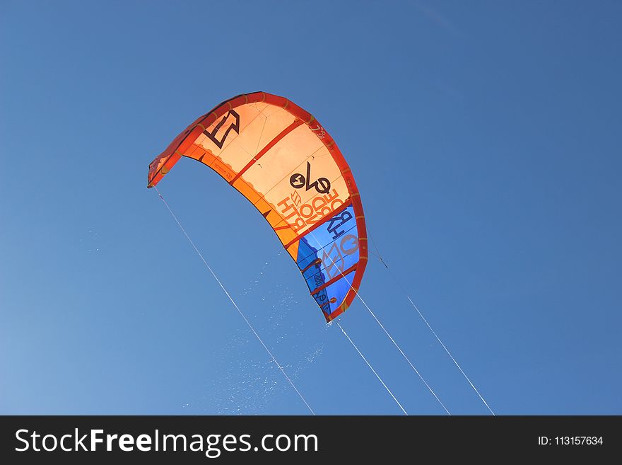 Sky, Parachuting, Parachute, Kite Sports