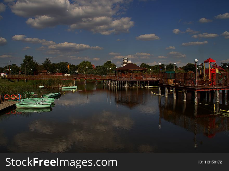 Reflection, Water, Waterway, Sky