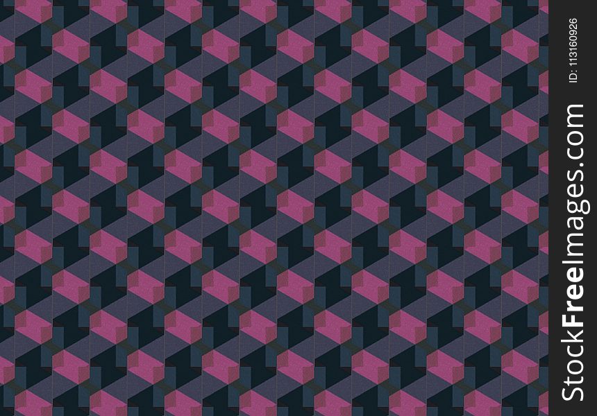 Pink, Purple, Pattern, Textile