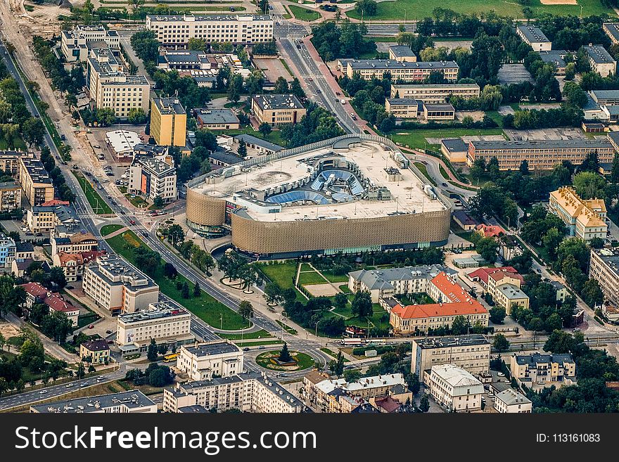 Aerial Photography, Urban Area, City, Bird's Eye View