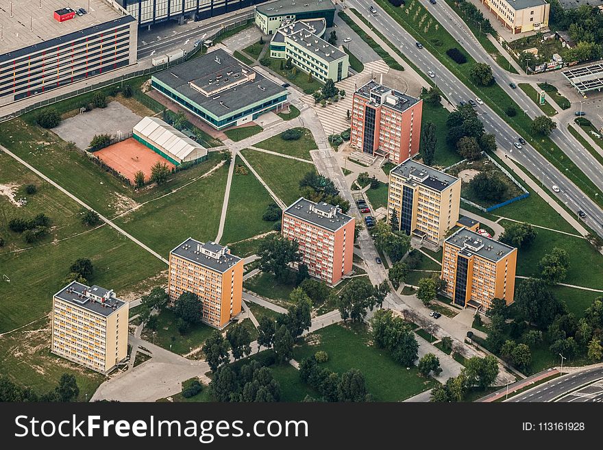 Urban Area, Aerial Photography, City, Suburb