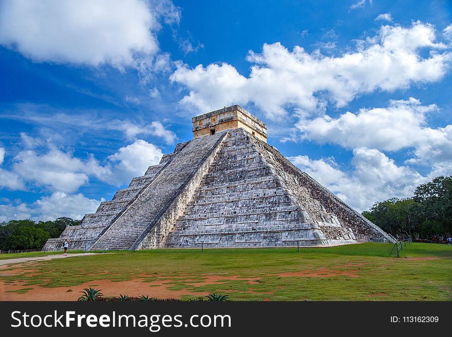 Sky, Cloud, Landmark, Maya Civilization