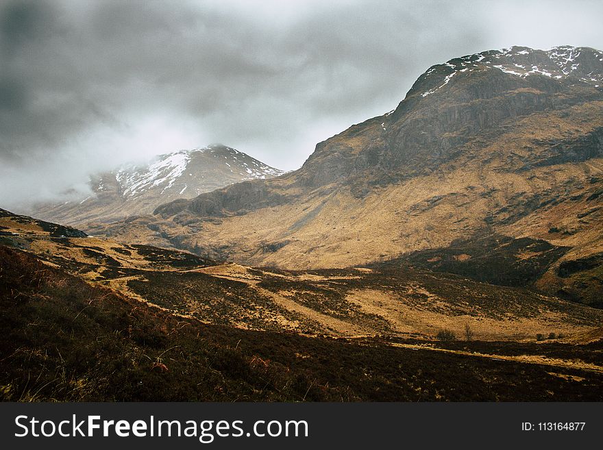 Highland, Mountainous Landforms, Mountain, Sky