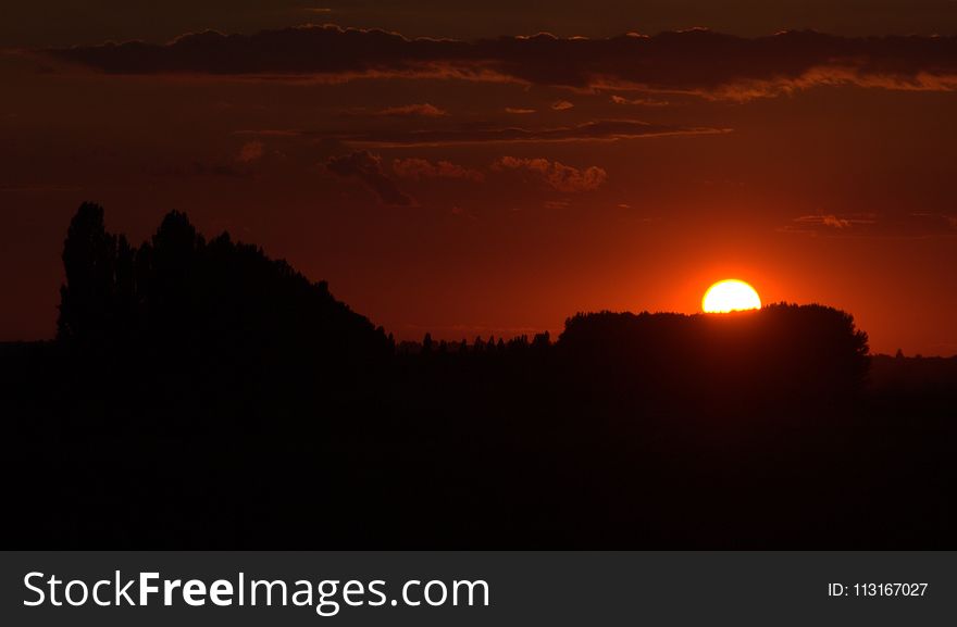 Sky, Afterglow, Sunrise, Sunset