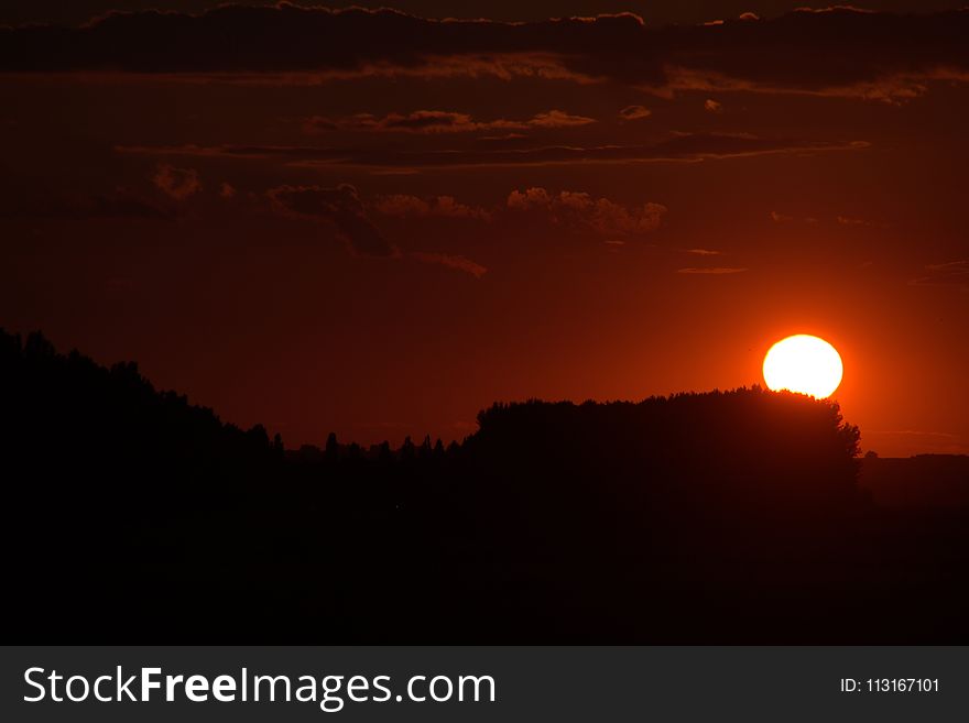 Sky, Atmosphere, Afterglow, Sun