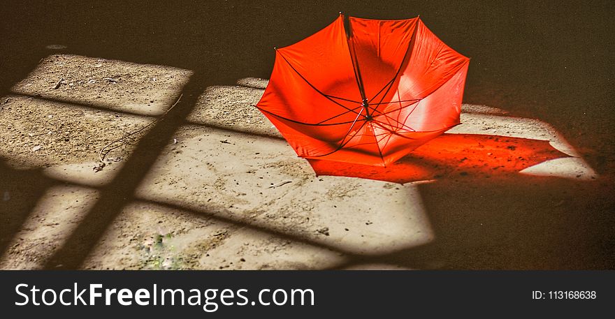 Red, Orange, Origami, Flower