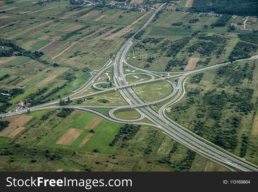 Road, Highway, Aerial Photography, Infrastructure