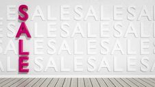 Sale Background With Words Sale Royalty Free Stock Photo