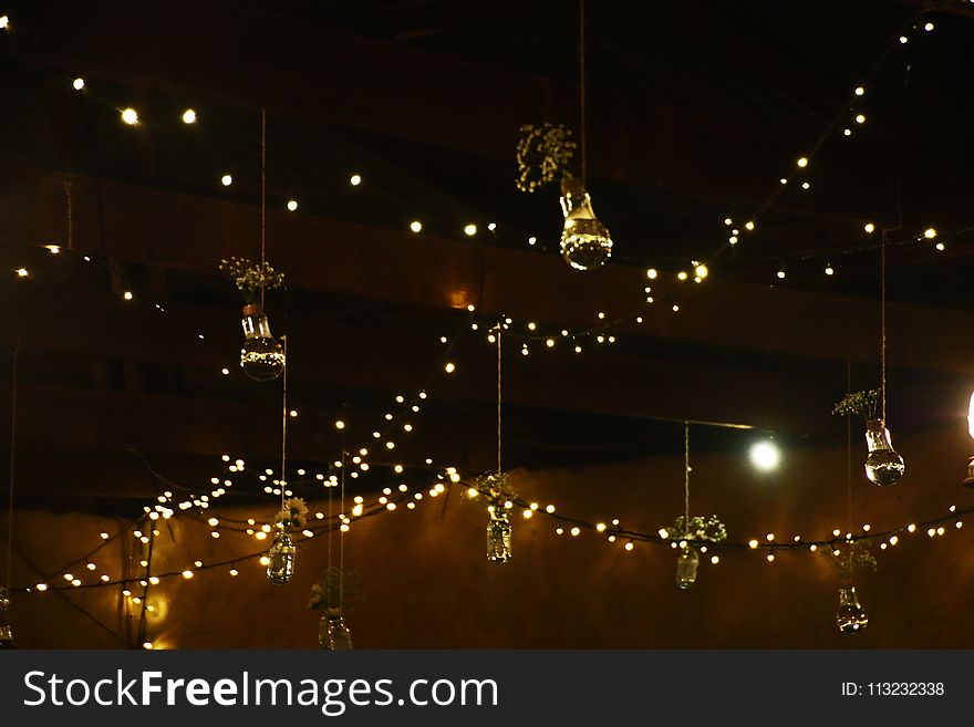 Photography of String Lights