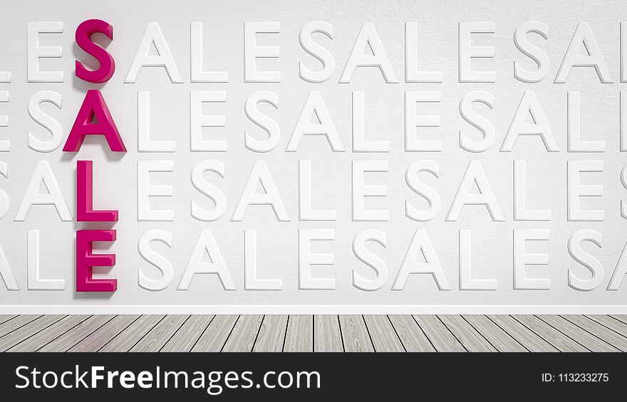 sale background with words sale