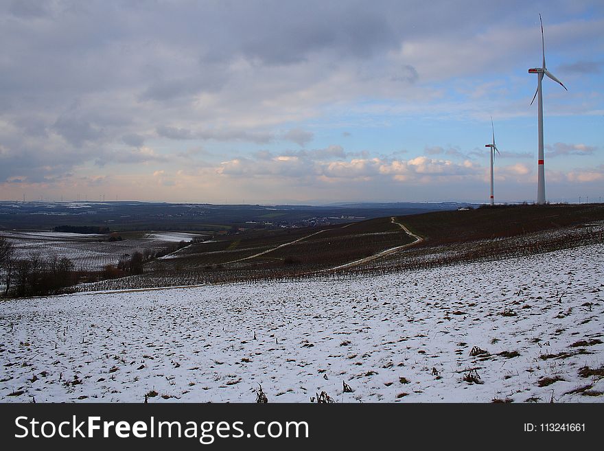 Sky, Snow, Winter, Cloud