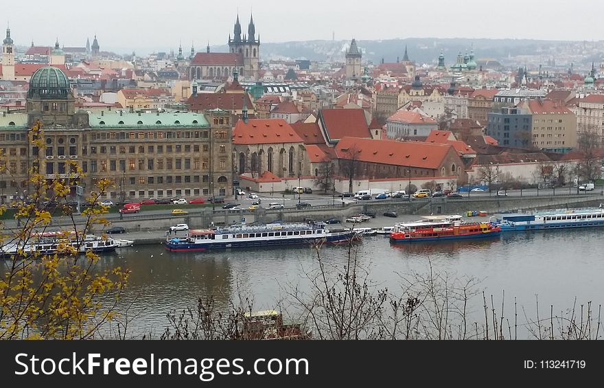 Waterway, City, Water Transportation, Town