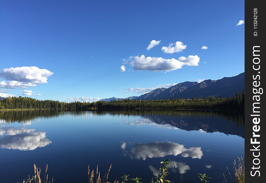 Reflection, Sky, Nature, Lake