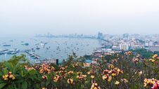 The Most Beautiful Viewpoint Pattaya Beach In Pattaya City Chonburi,Thailand. Royalty Free Stock Photos