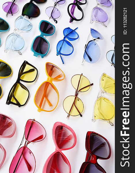 Modern fashionable sunglasses