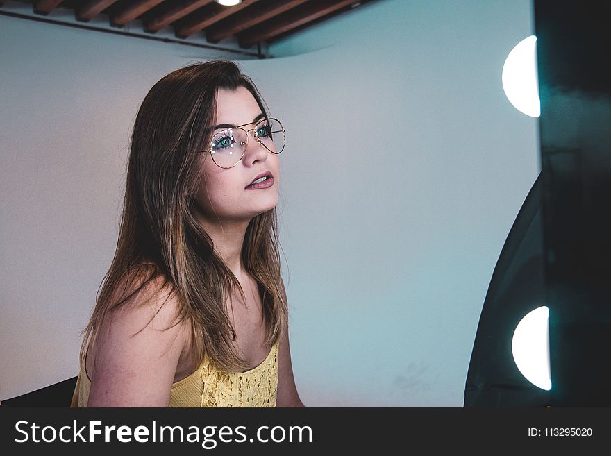 Woman Wearing Yellow Top Photo