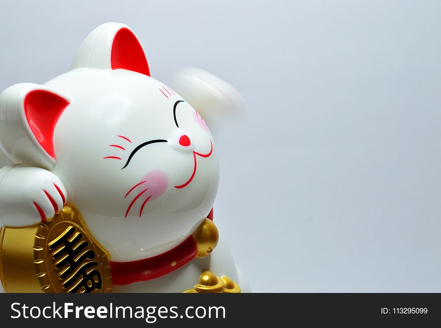 Japanese Lucky Coin Cat