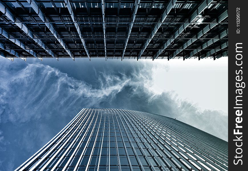 Bottom View Photo of Cloudy Sky