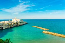 Vieste View, Apulia, South Italy Stock Images
