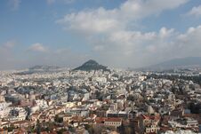 View From Acropolis Of Athens Greece Stock Photo