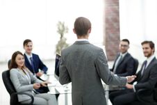 Business Conference At Modern Office, Seminar. Stock Photography Business Conference At Modern Office, Seminar. Stock Photography