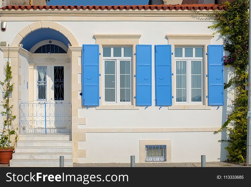 Vintage colourful doors are used in the Mediterranean Culture by Turkish and Greek People. Vintage colourful doors are used in the Mediterranean Culture by Turkish and Greek People.