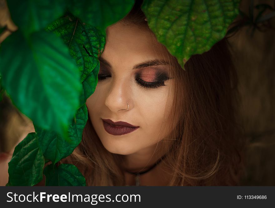 Shallow Focus Photography of Woman Near Leafy Tree