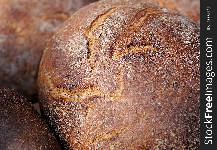 Bread, Baked Goods, Graham Bread, Rye Bread