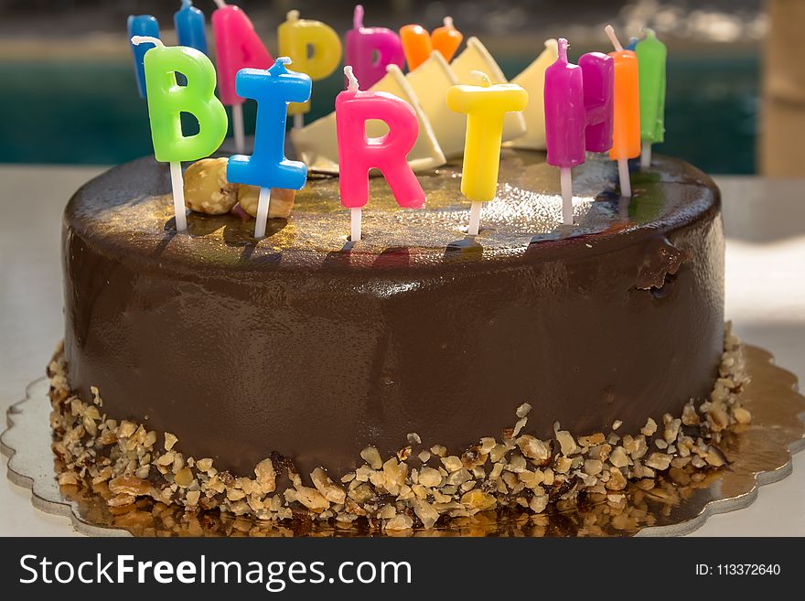 Cake, Chocolate Cake, Dessert, Birthday Cake