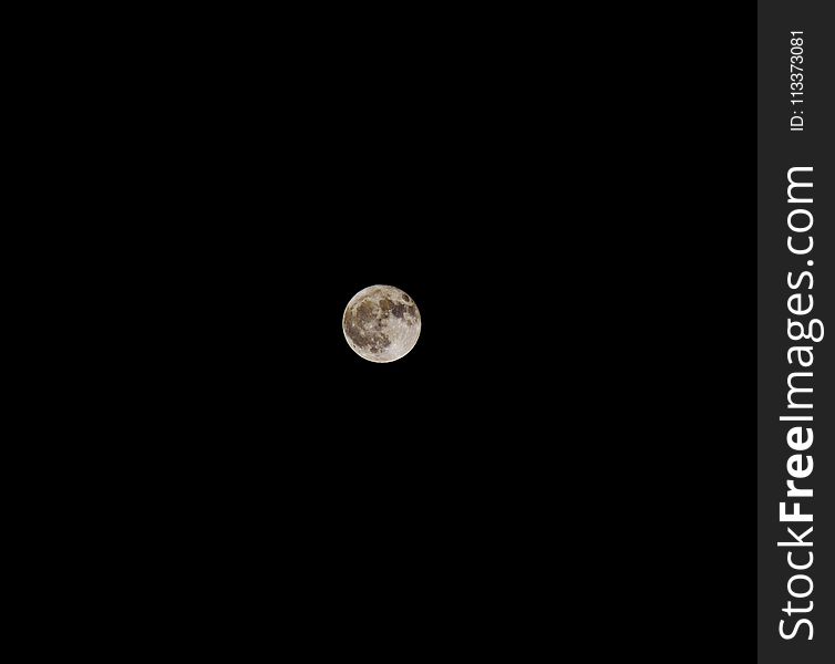 Moon, Atmosphere, Night, Sky