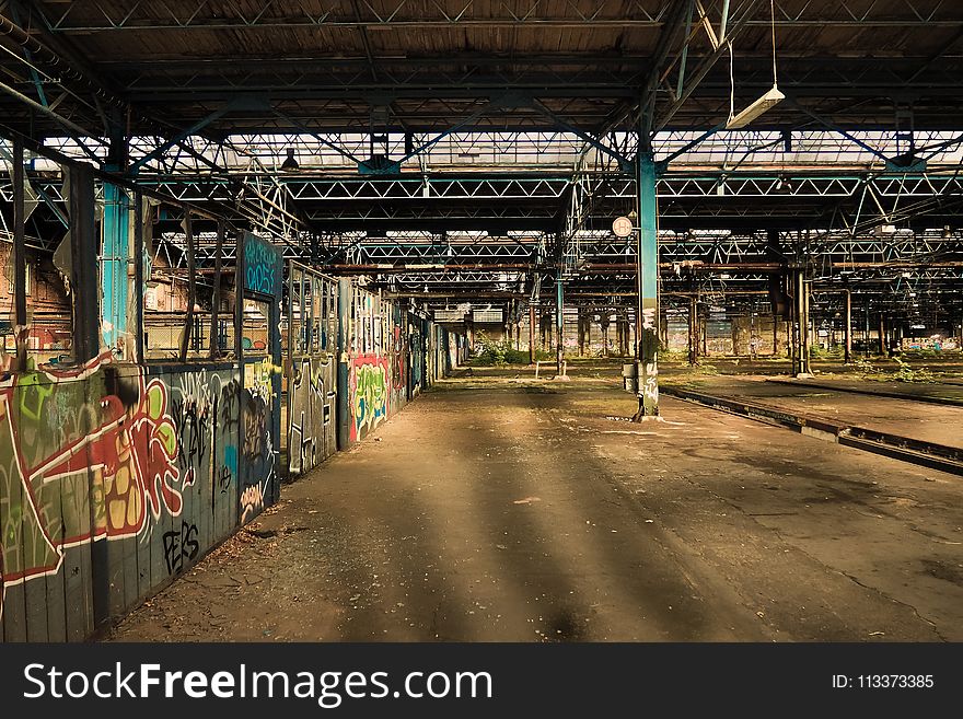 Urban Area, Structure, Train Station, Track