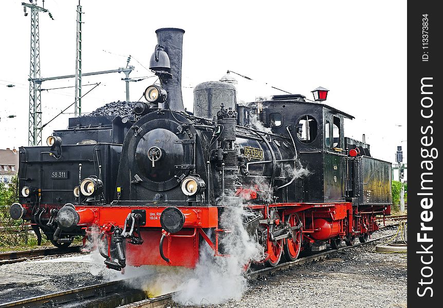 Locomotive, Steam Engine, Transport, Track