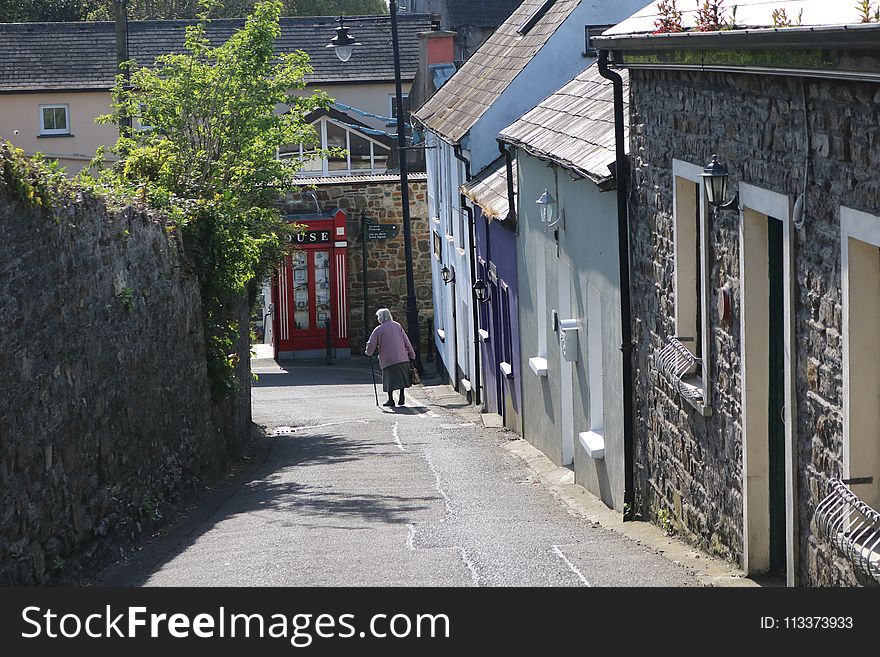 Town, Road, Street, Infrastructure