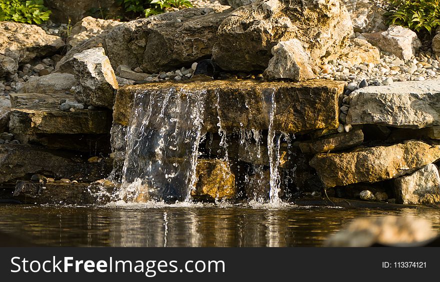 Water, Body Of Water, Water Resources, Waterfall