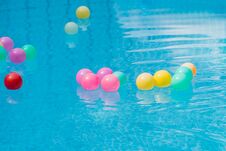 Colorful Plastic Balls In Swimming Pool. Stock Photography Colorful Plastic Balls In Swimming Pool. Stock Photography