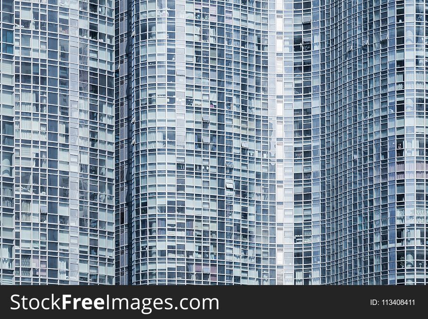 Urban architecture abstract background, block of flats walls pattern