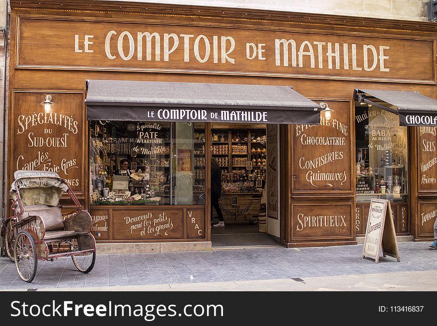 Le Comptoir De Mathilde Store Signage