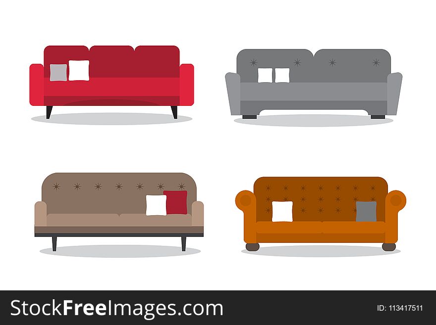 Collection of comfortable sofa models