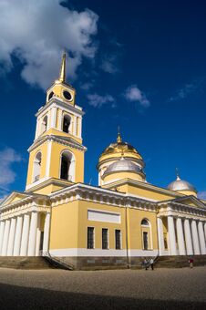 Epiphany Cathedral In Nilov Monastery On The Lake Seliger, Tver Region. Royalty Free Stock Photo Epiphany Cathedral In Nilov Monastery On The Lake Seliger, Tver Region. Royalty Free Stock Photo