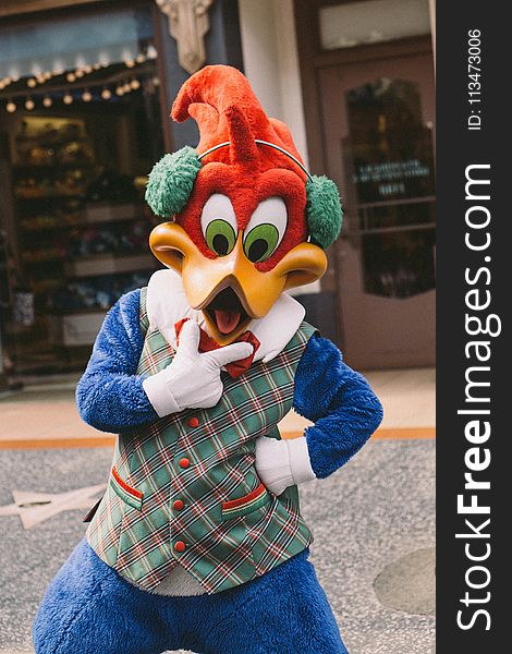 Photo of Woody Woodpecker Mascot